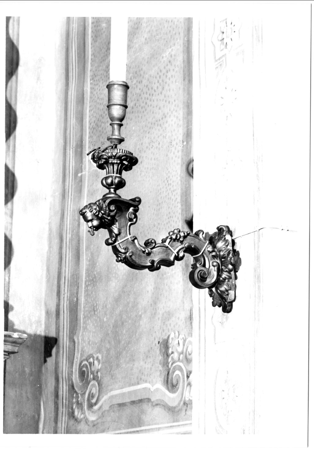 candeliere da parete - manifattura emiliana (secc. XVII/ XVIII)