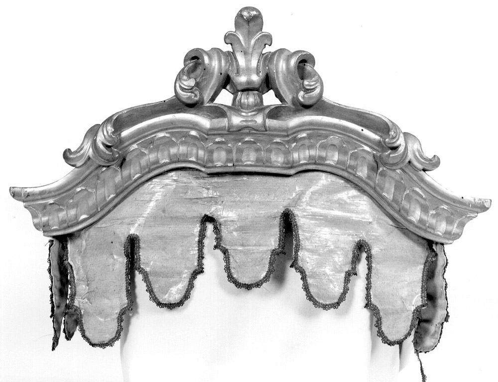 cornice per conopeo di tabernacolo - manifattura emiliana (prima metà sec. XIX)