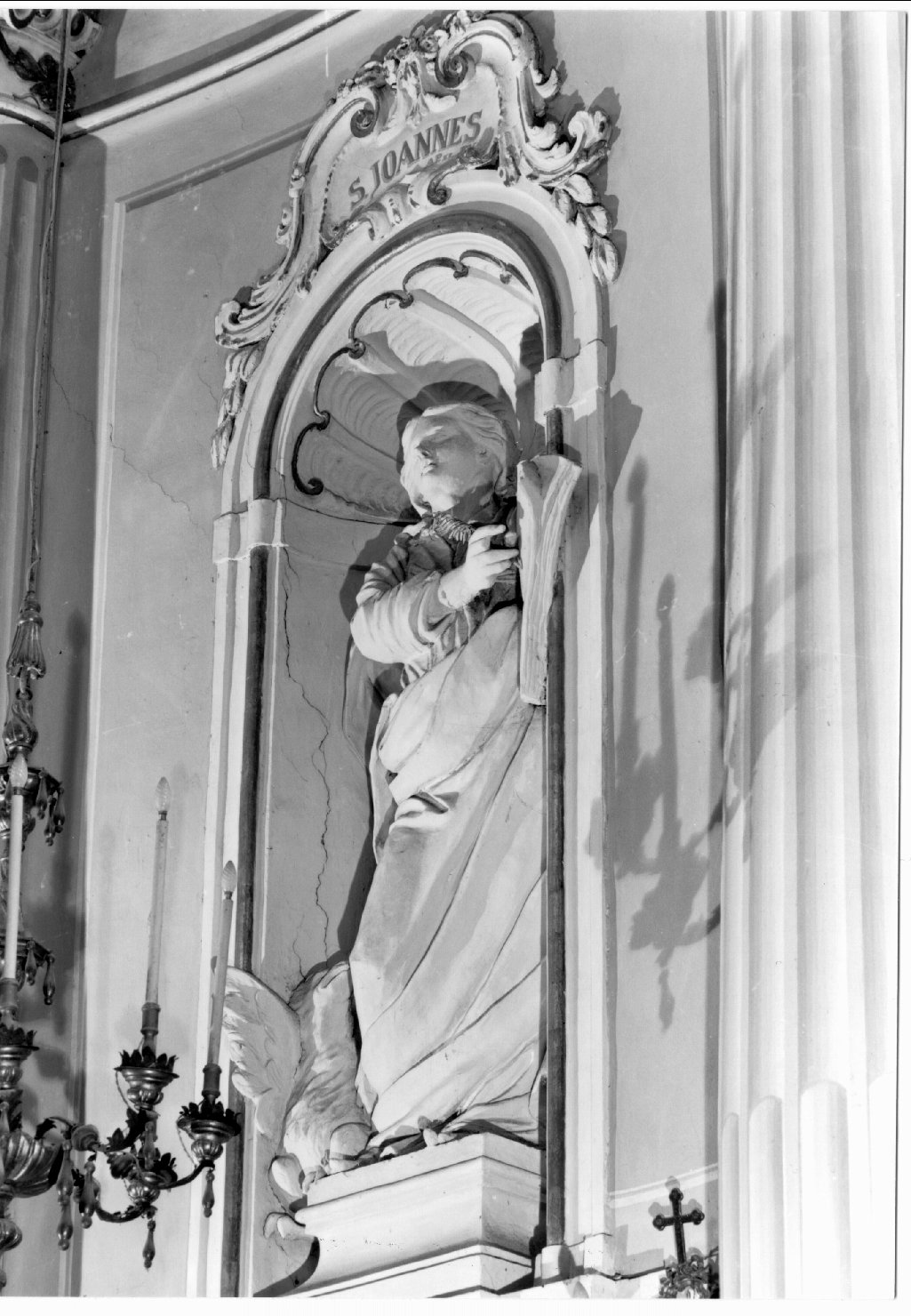 San Giovanni Evangelista (statua, elemento d'insieme) di Turchi Luigi (sec. XIX)