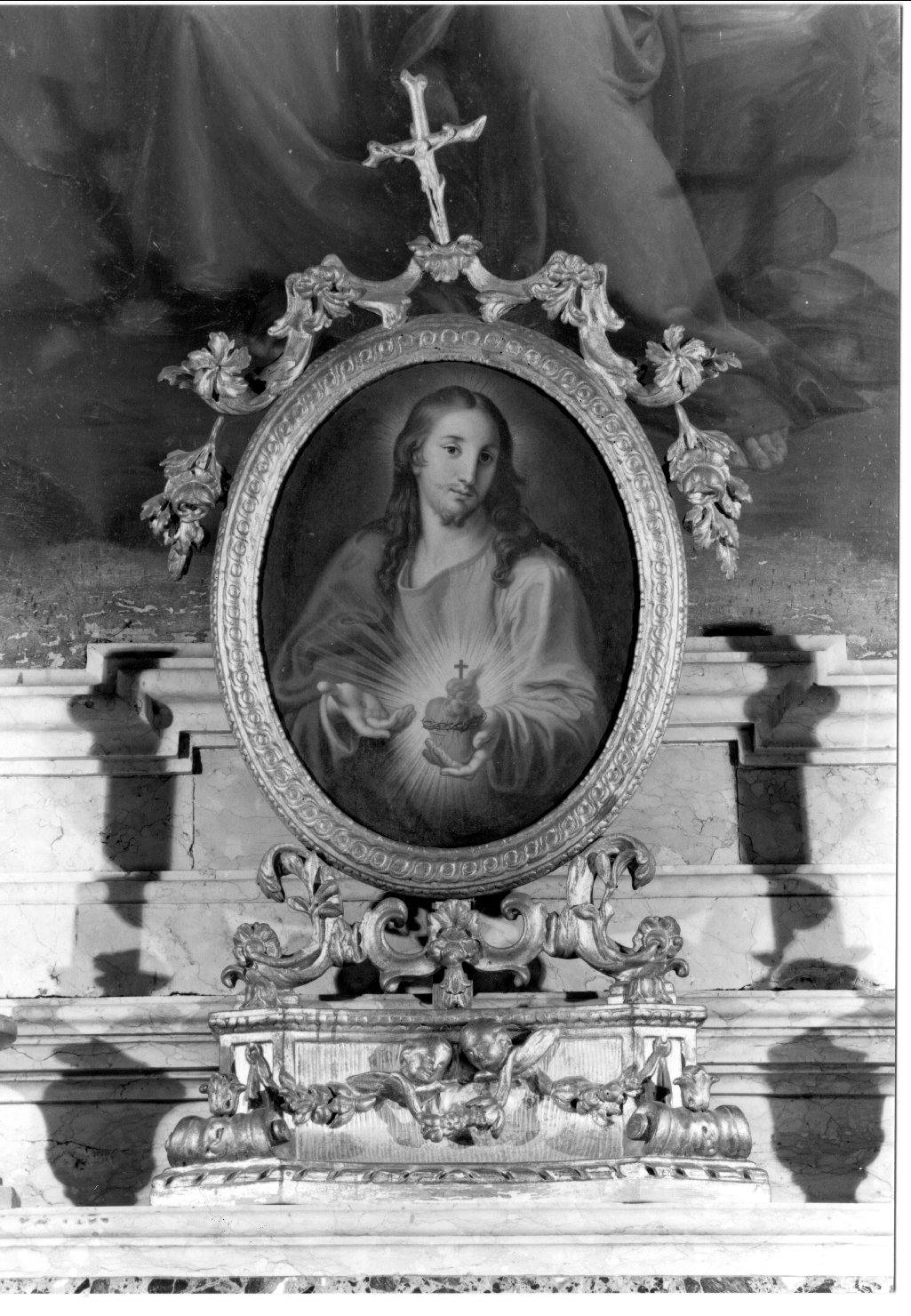 Sacro Cuore di Gesù (quadro d'altare) - ambito emiliano (sec. XIX)