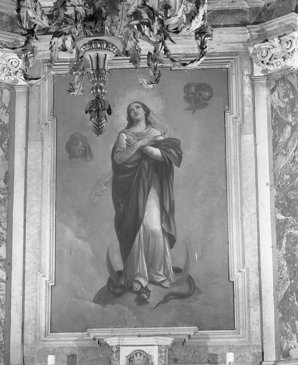 Madonna Immacolata (dipinto) - ambito ferrarese (sec. XIX)
