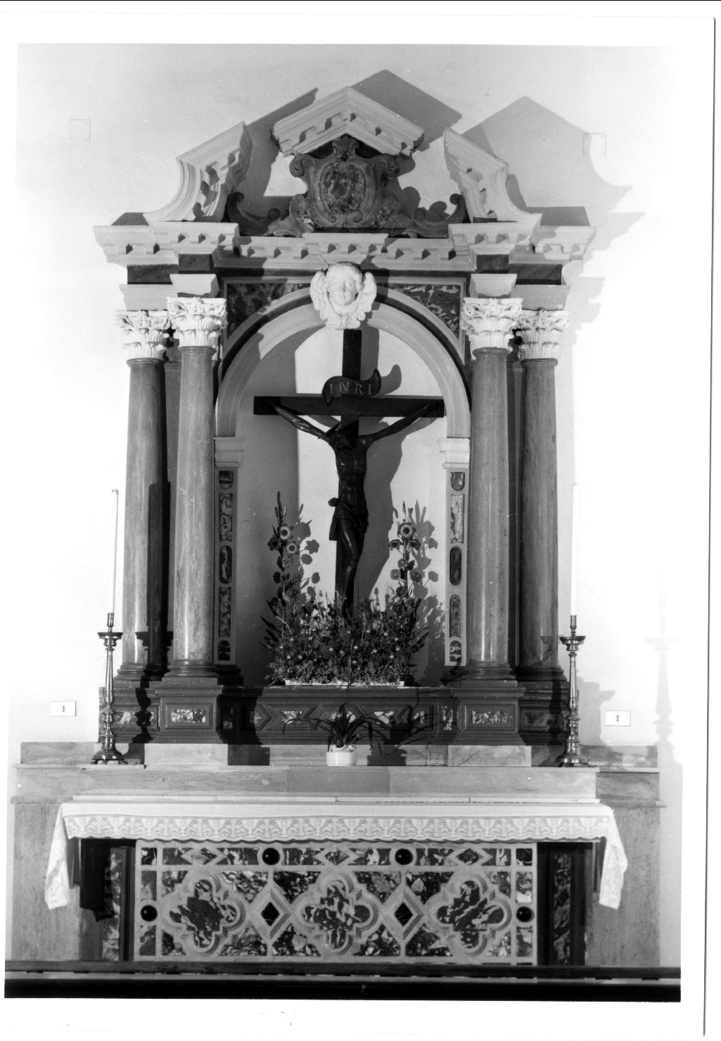 altare - manifattura emiliana (seconda metà sec. XVIII, sec. XX)