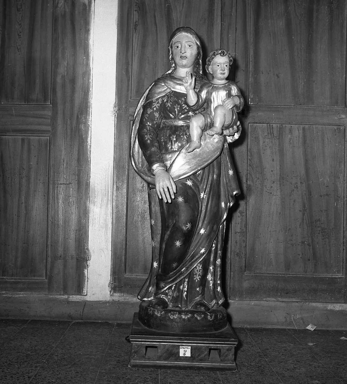 Madonna del Carmelo (scultura) - bottega emiliana (sec. XVII)