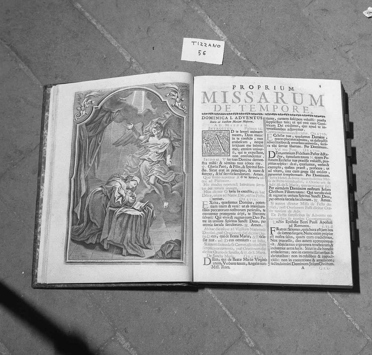 coperta di libro liturgico - produzione veneziana (sec. XVIII)