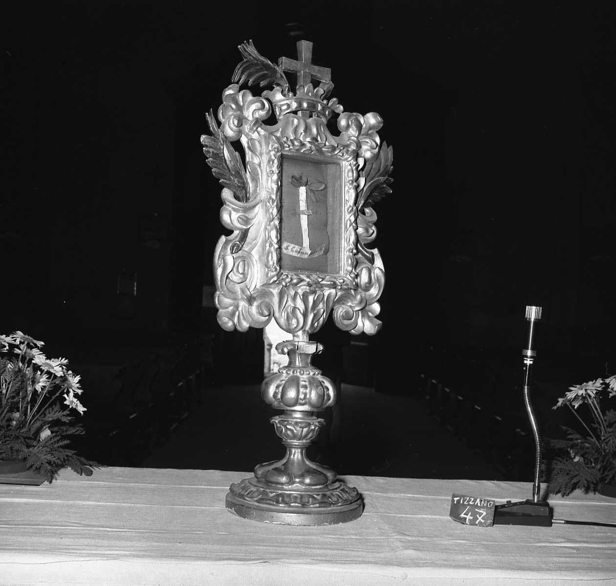 reliquiario, serie - bottega emiliana (sec. XVIII)