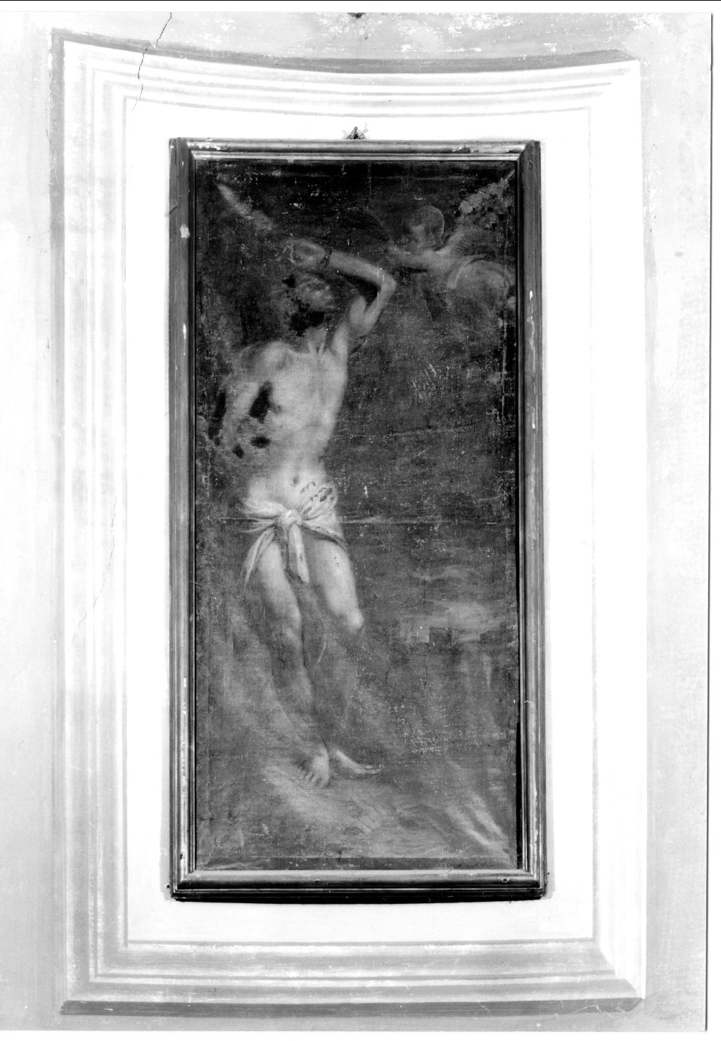 San Sebastiano (dipinto) - ambito ferrarese (prima metà sec. XVIII)
