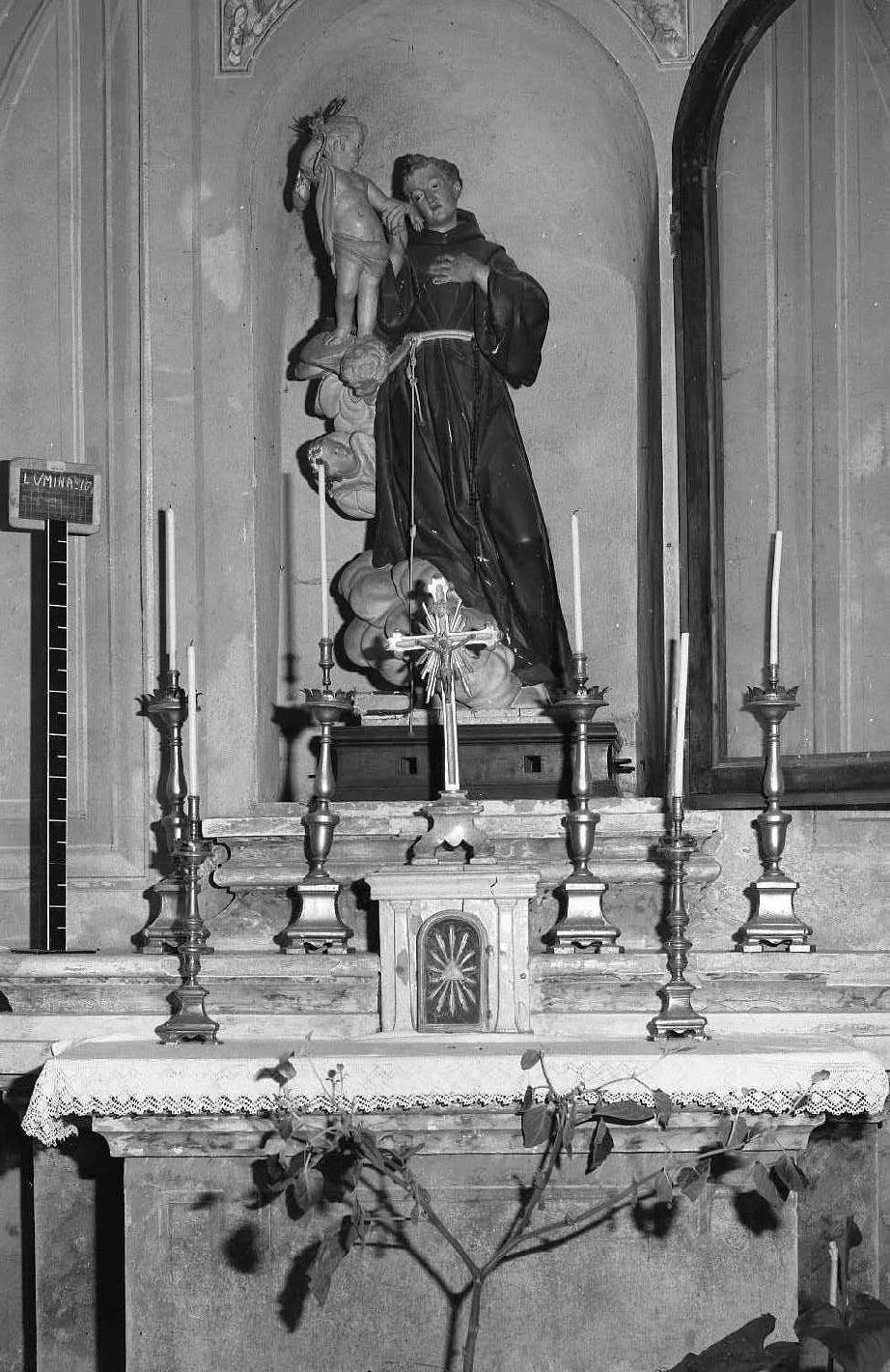 Sant'Antonio da Padova (statua) - bottega emiliana (sec. XIX)