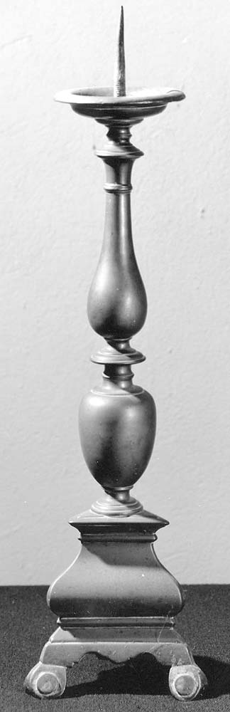 candeliere, serie - manifattura emiliana (seconda metà sec. XIX)