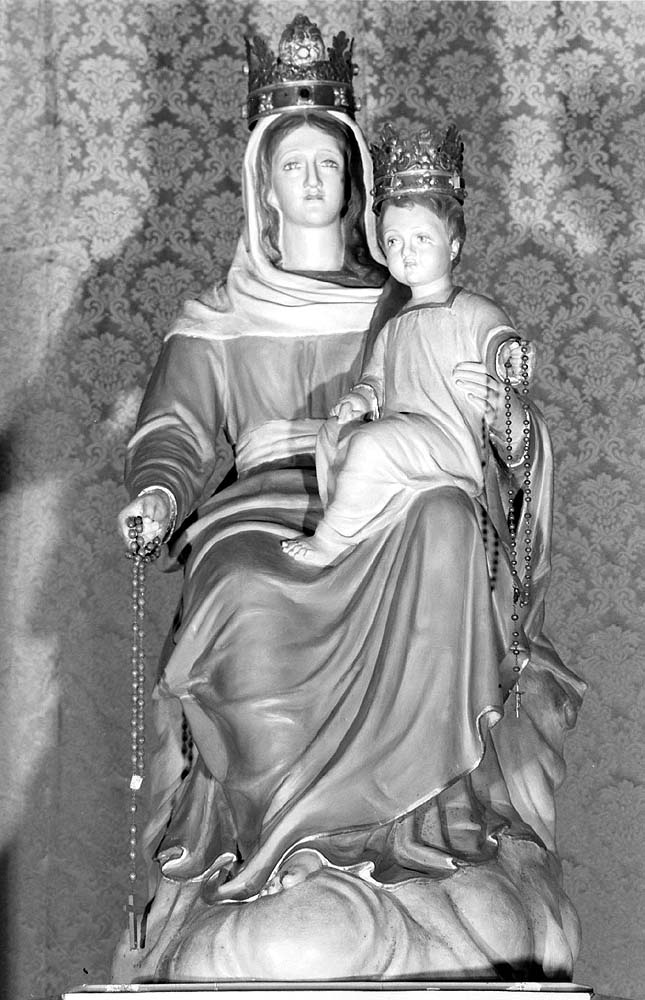 Madonna del Rosario (statua) - ambito emiliano (seconda metà sec. XIX)