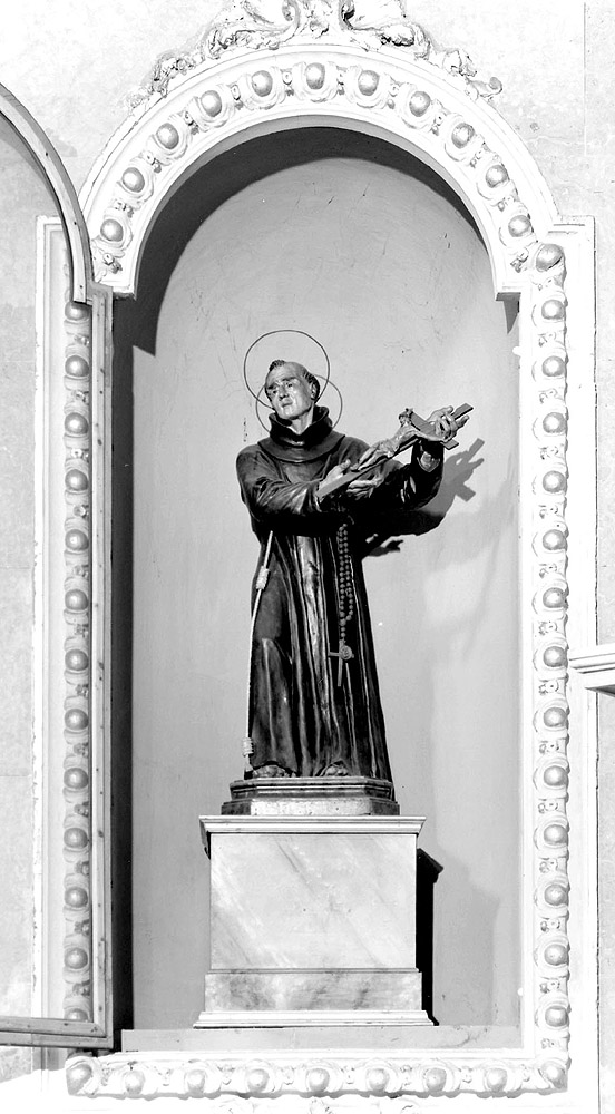 San Leonardo da Porto Maurizio (statua) - ambito emiliano (sec. XIX)