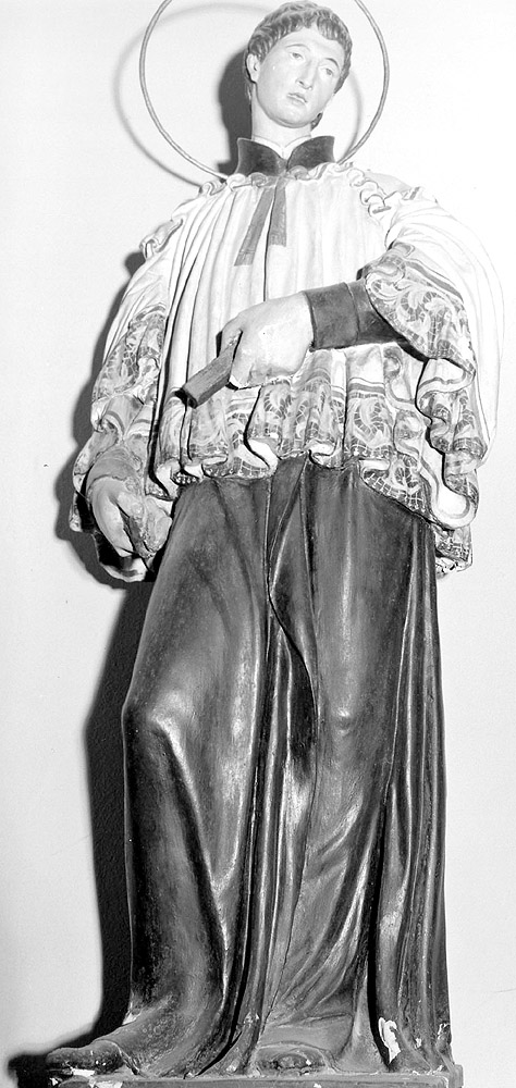 San Luigi Gonzaga (statua) - ambito emiliano (prima metà sec. XIX)