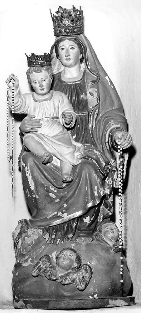 Madonna del Rosario (statua) - ambito di Scandellari (prima metà sec. XIX)