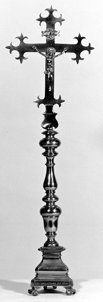 candeliere, serie - manifattura emiliana (sec. XVII)