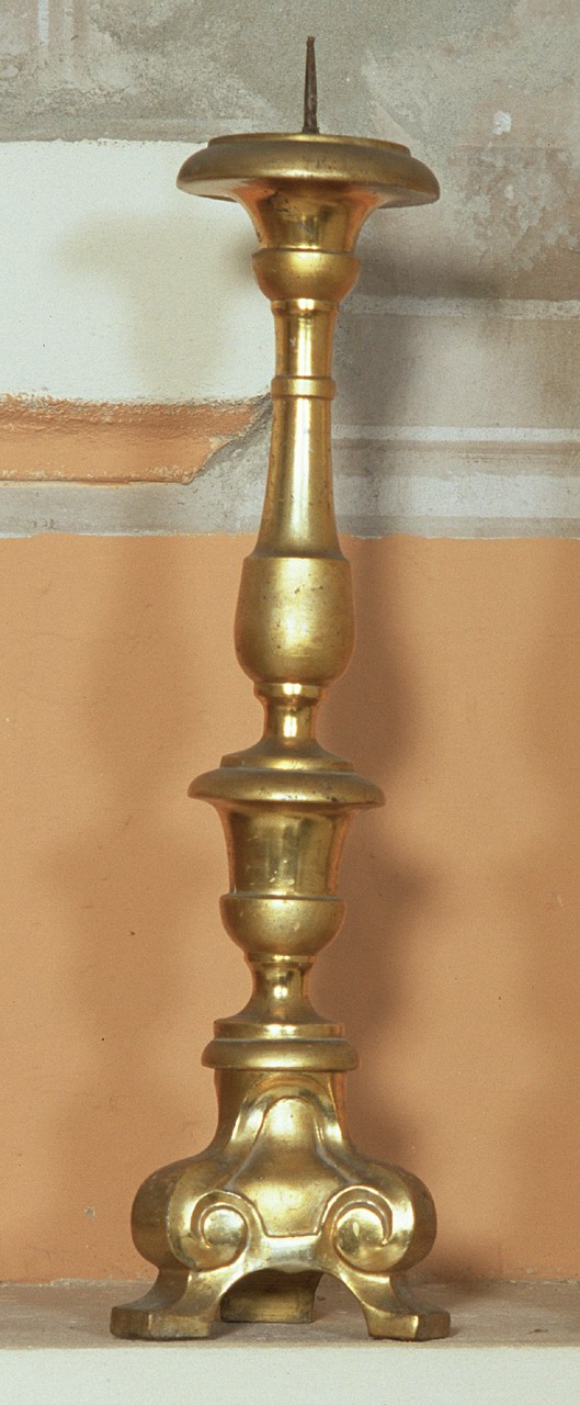 candeliere - manifattura ferrarese (seconda metà sec. XIX)