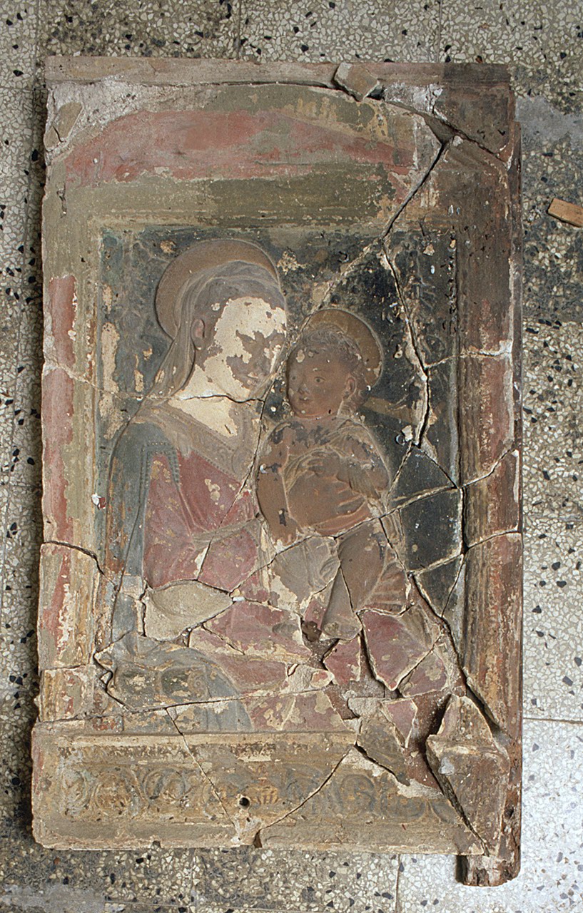 Madonna con Bambino (rilievo) - manifattura ferrarese (sec. XVI)