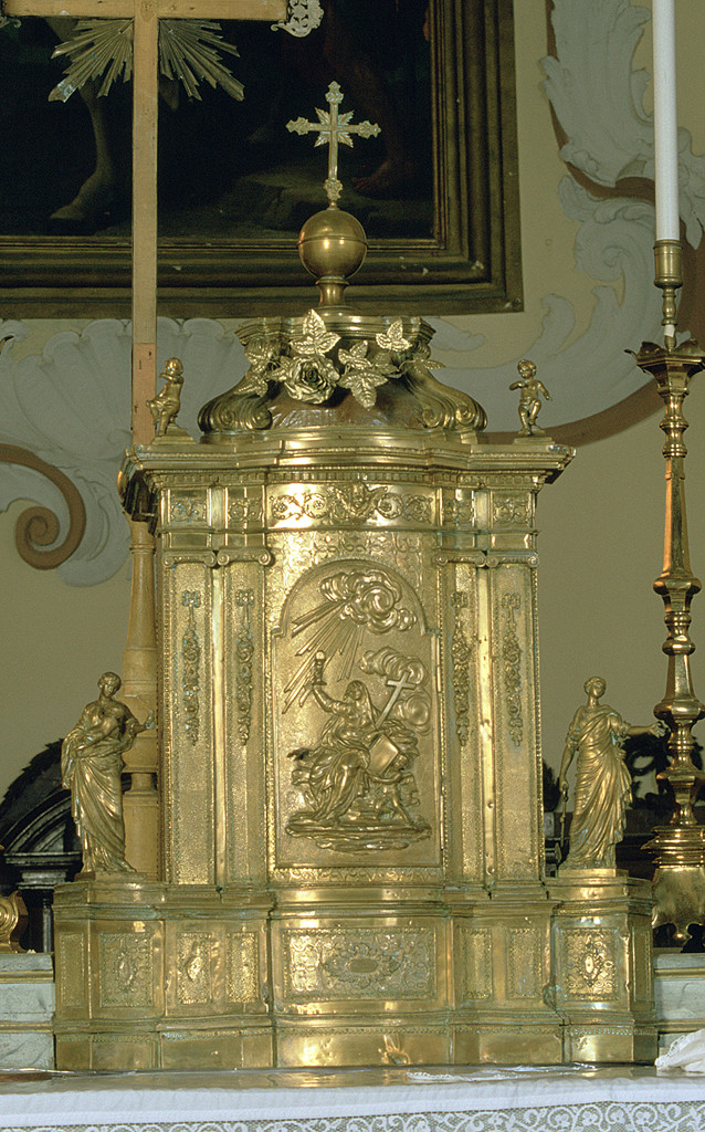 tabernacolo - a tempietto - manifattura emiliana (seconda metà sec. XIX)