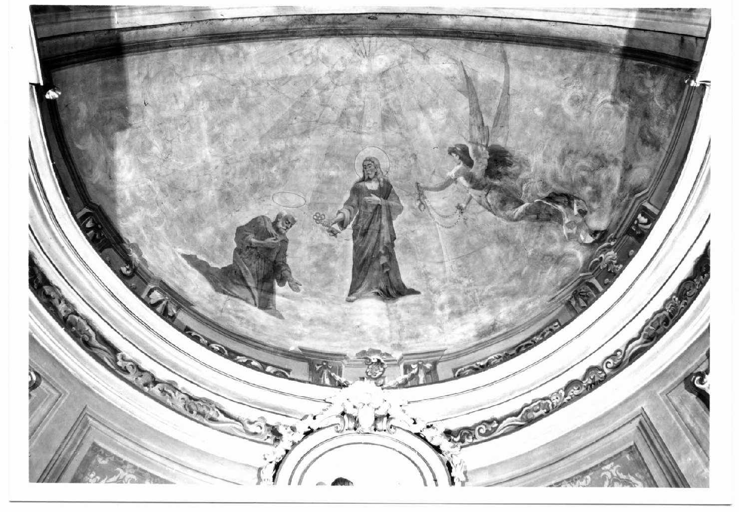 Cristo consegna le chiavi a San Pietro (dipinto) - ambito ferrarese (inizio sec. XX)