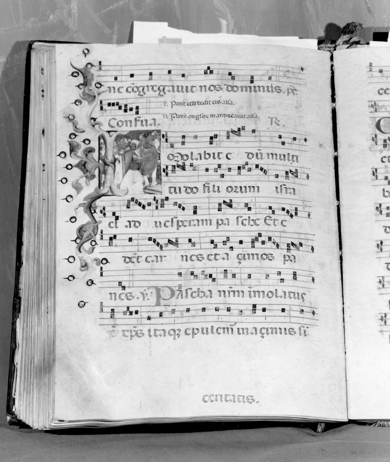 coperta di libro liturgico - ambito emiliano (sec. XIV)