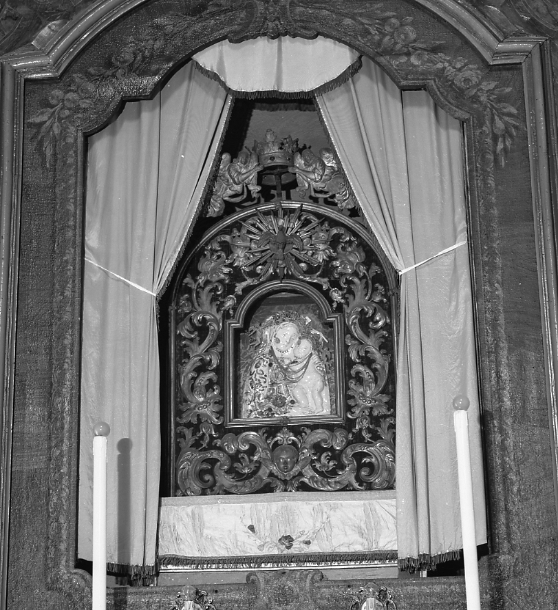 Madonna del Monticino, Madonna con Bambino (rilievo) - bottega emiliano-romagnola (sec. XVII)