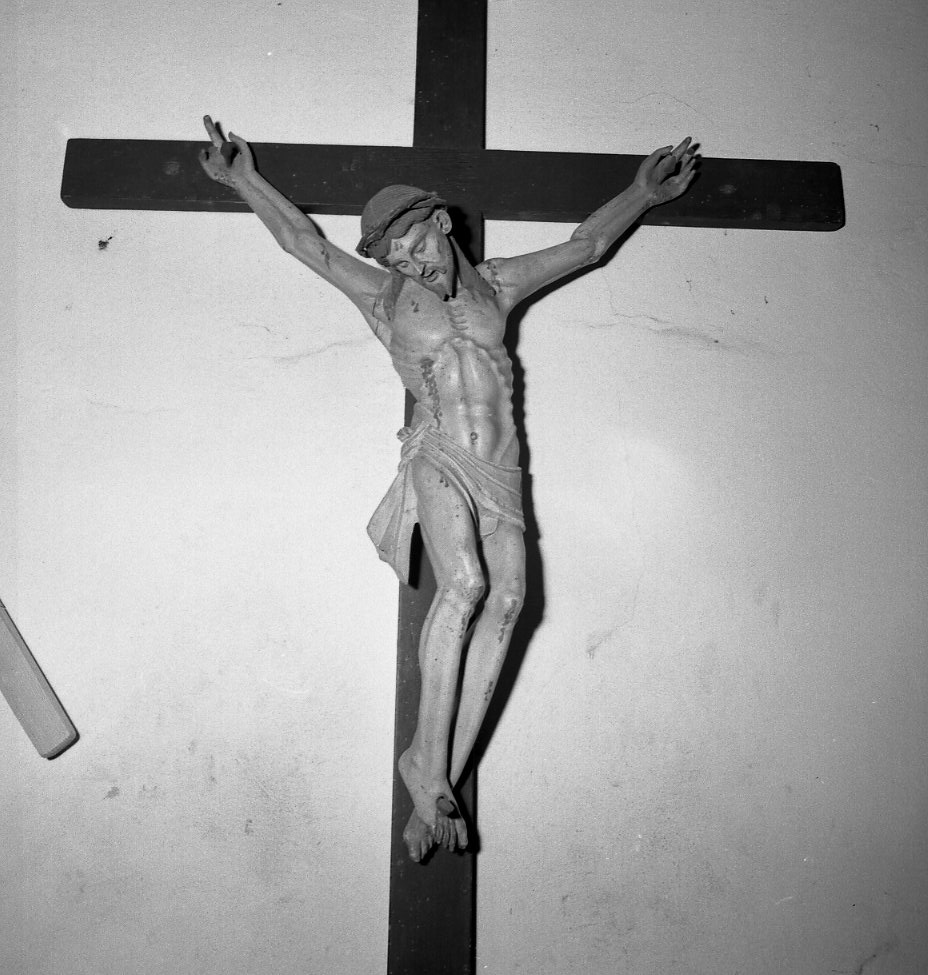 Cristo crocifisso (scultura) - bottega emiliano-romagnola (fine/inizio secc. XVII/ XVIII)