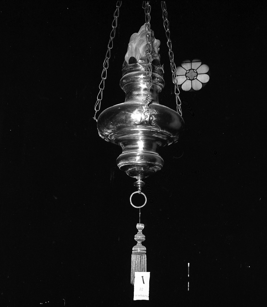 lampada pensile, serie - bottega emiliano-romagnola (sec. XVIII)