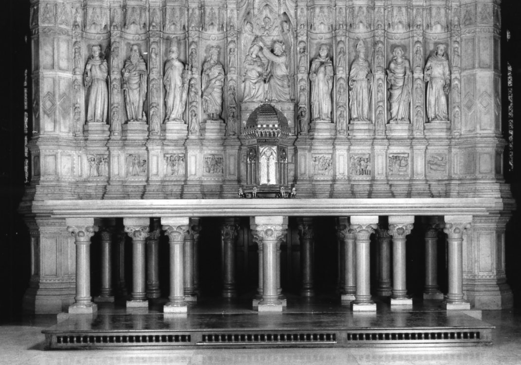 altare maggiore di Rubbiani Alfonso (scuola) (sec. XX)