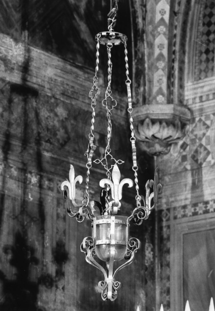 lampadario di Rubbiani Alfonso (scuola) (fine/inizio secc. XIX/ XX)