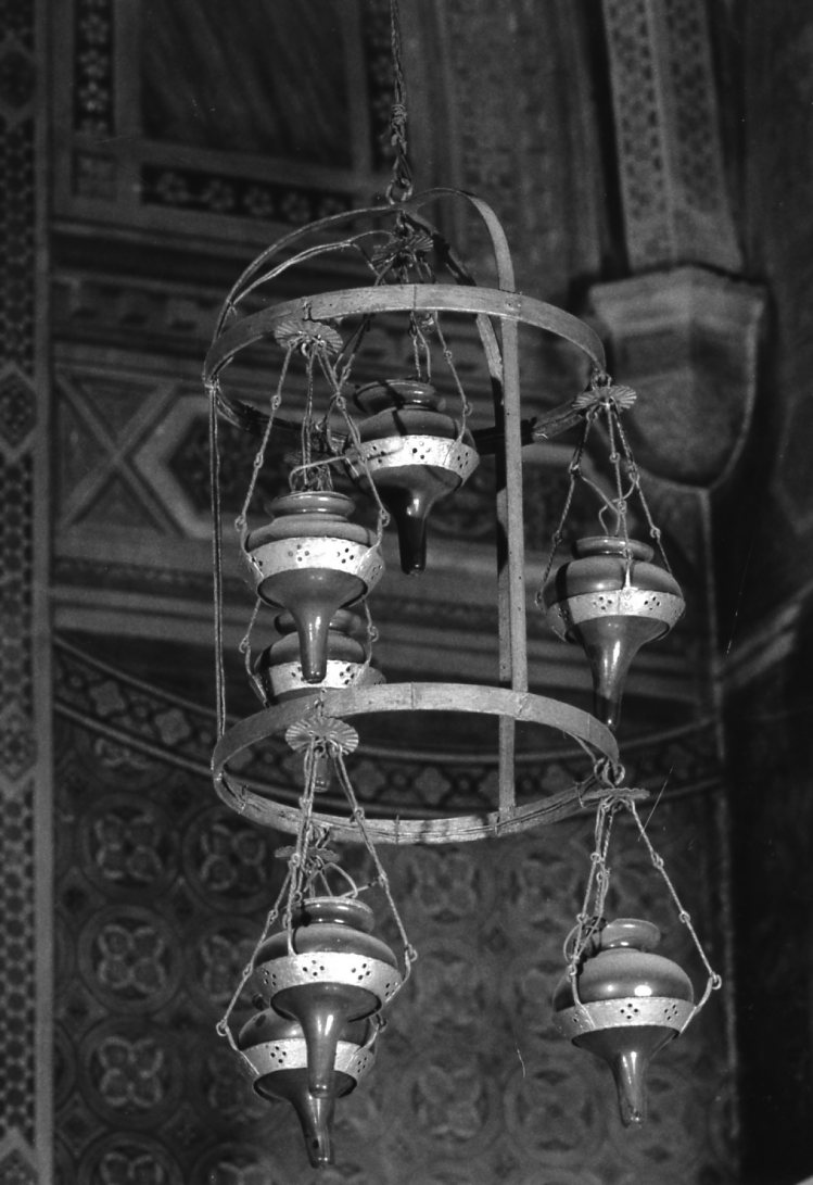 lampadario di Rubbiani Alfonso (scuola) (fine/inizio secc. XIX/ XX)