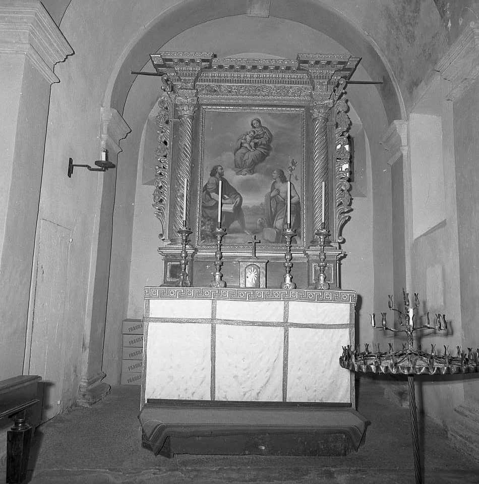 Madonna con Bambino e Santi (pala d'altare) di Nepoti A (sec. XIX)