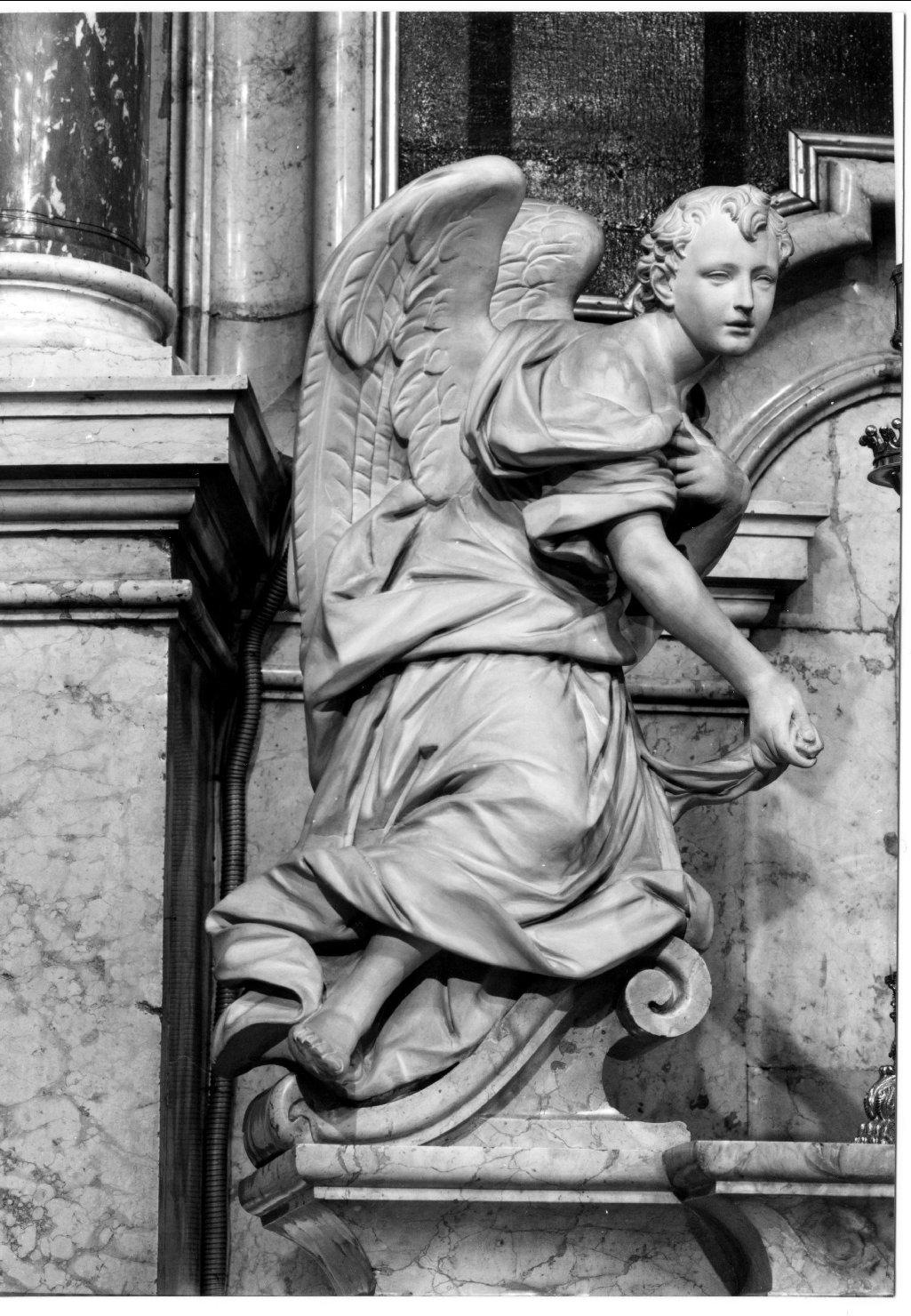 angelo (statua, insieme) di Ferreri Andrea (primo quarto sec. XVIII)