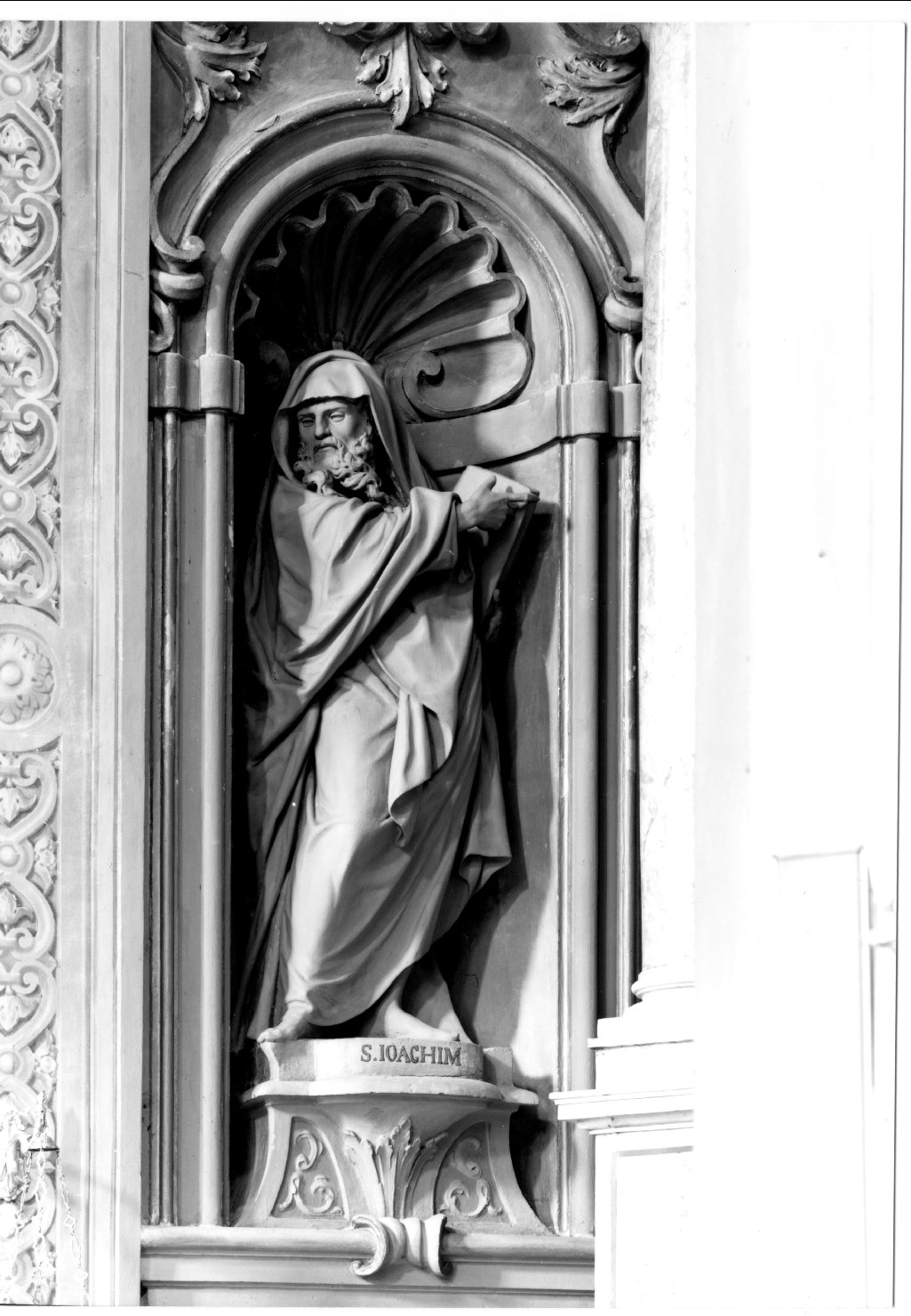 San Gioacchino (statua, elemento d'insieme) di Ferreri Andrea (prima metà sec. XVIII)