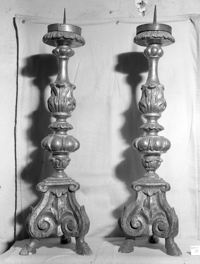 candeliere, serie - bottega emiliano-romagnola (sec. XVIII)