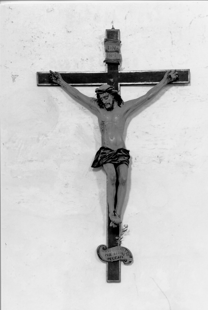 Cristo crocifisso (crocifisso) - manifattura ferrarese (seconda metà sec. XIX)