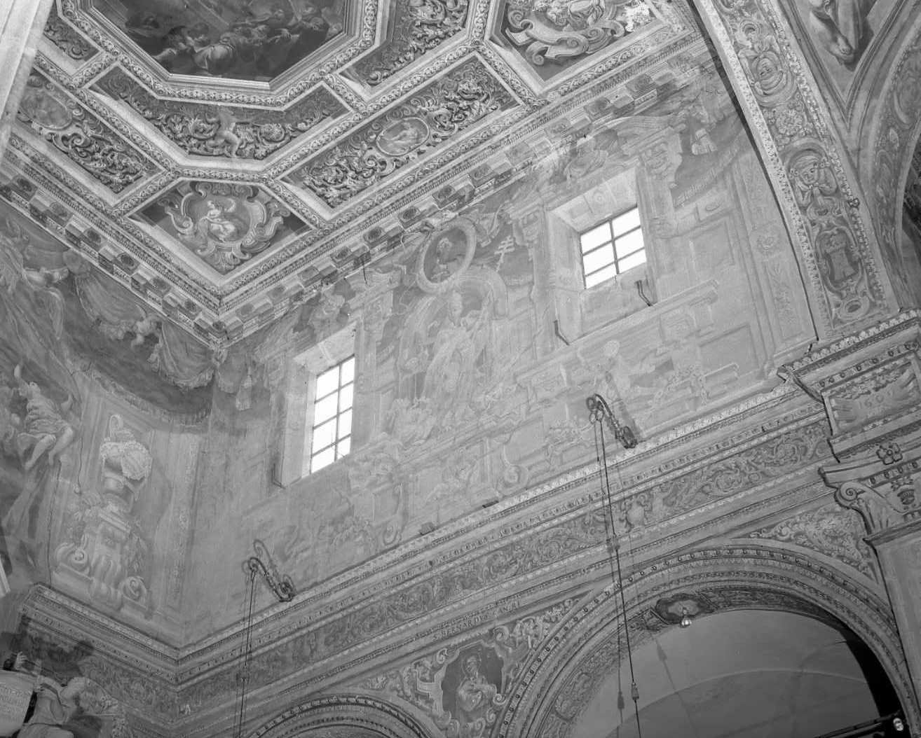 quadratura architettonica (decorazione pittorica) di Ghedini Giuseppe Antonio, Filippi Giacomo (sec. XVIII)
