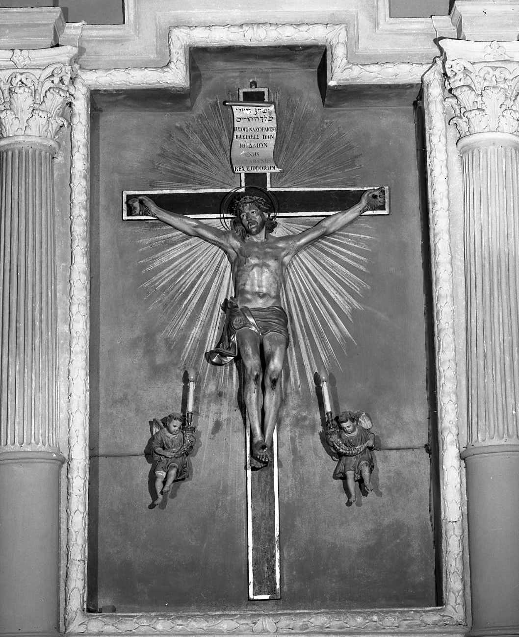 Cristo crocifisso (crocifisso) - bottega emiliana (sec. XVIII)