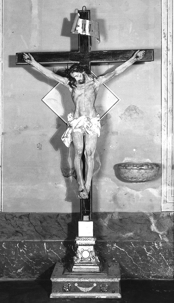 Cristo crocifisso (statua) - manifattura bolognese (sec. XVIII)