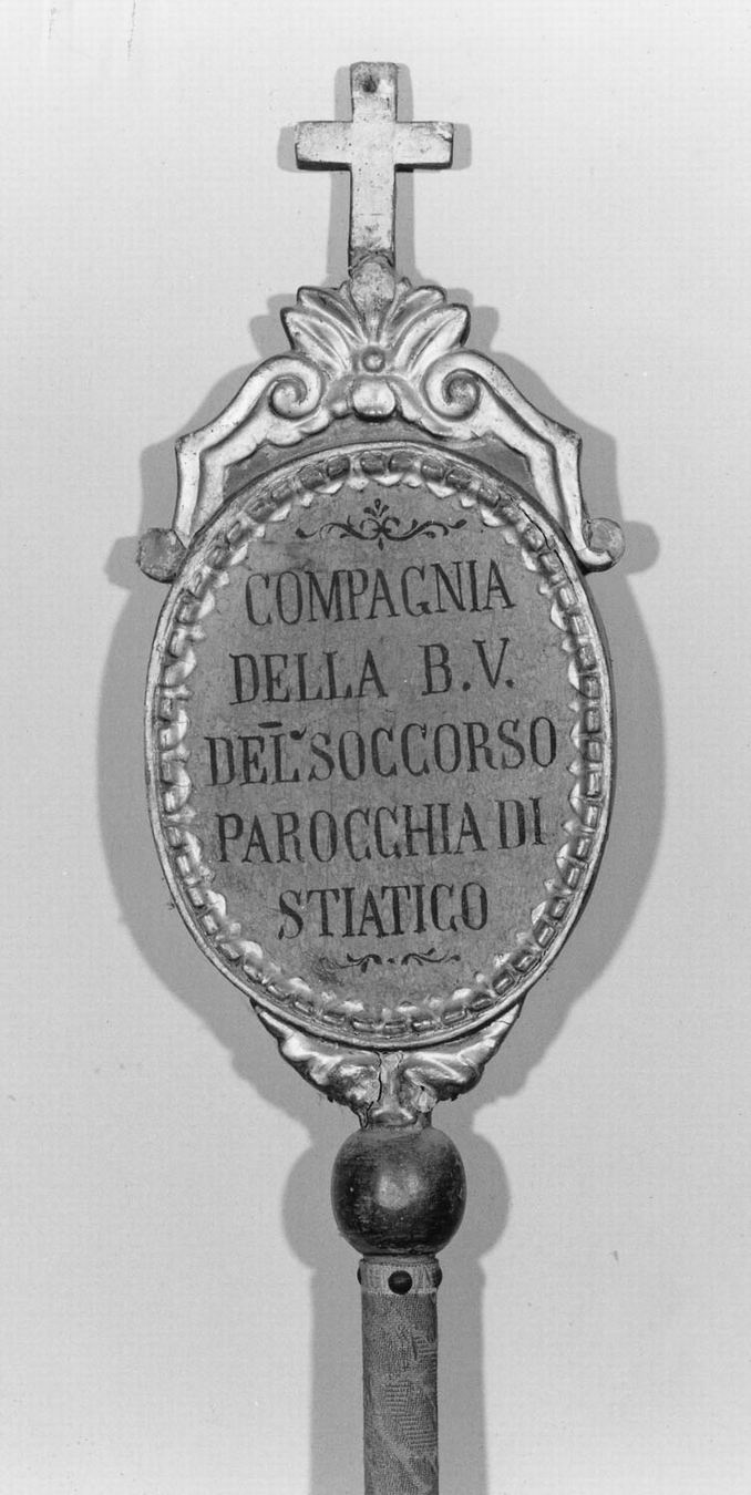 emblema di confraternita, serie - manifattura emiliana (sec. XIX)