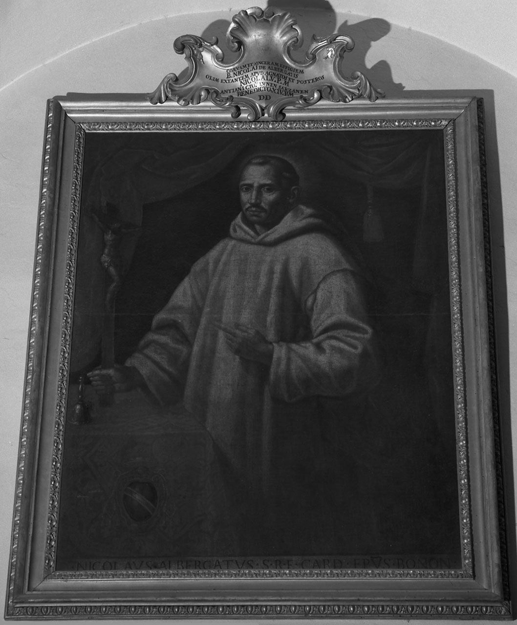 Ritratto del Beato Nicolò Albergati (dipinto) - ambito romano (prima metà sec. XVIII)