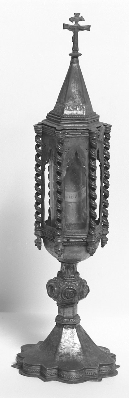 reliquiario architettonico - bottega tedesca (fine sec. XIV)