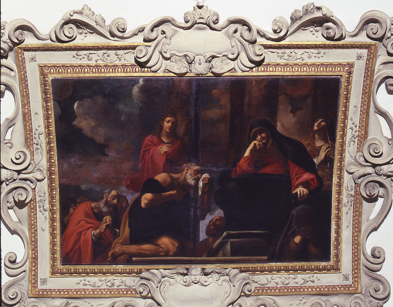 San Pietro piangente davanti alla Vergine (dipinto) di Carracci Ludovico (prima metà sec. XVII)