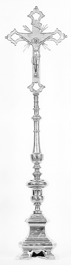 San Mamante (croce d'altare) - manifattura emiliana (terzo quarto sec. XIX)