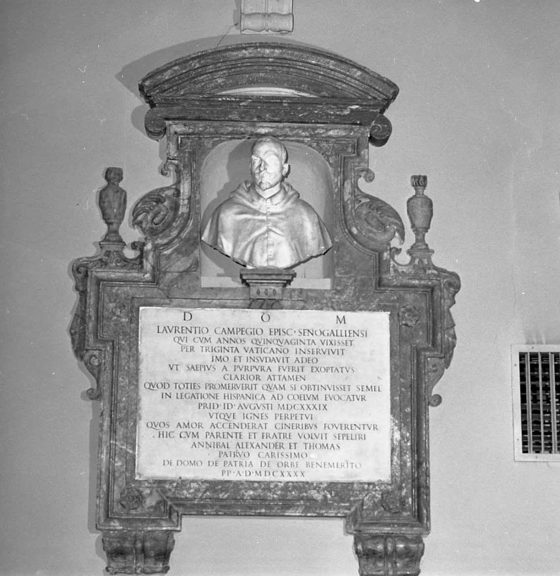 monumento funebre - bottega emiliano-romagnola (sec. XVII)