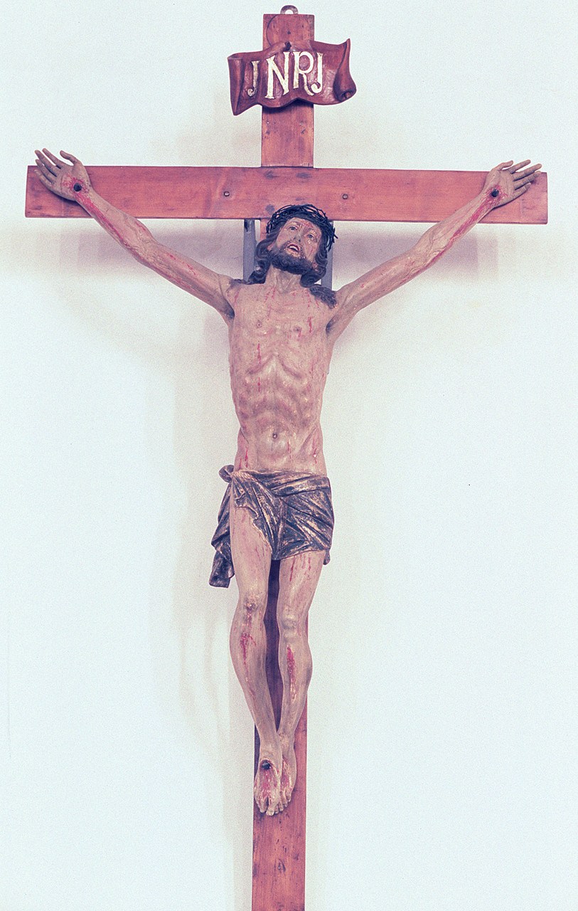 Gesù Cristo crocifisso (scultura) - ambito ferrarese (secc. XVIII/ XIX)