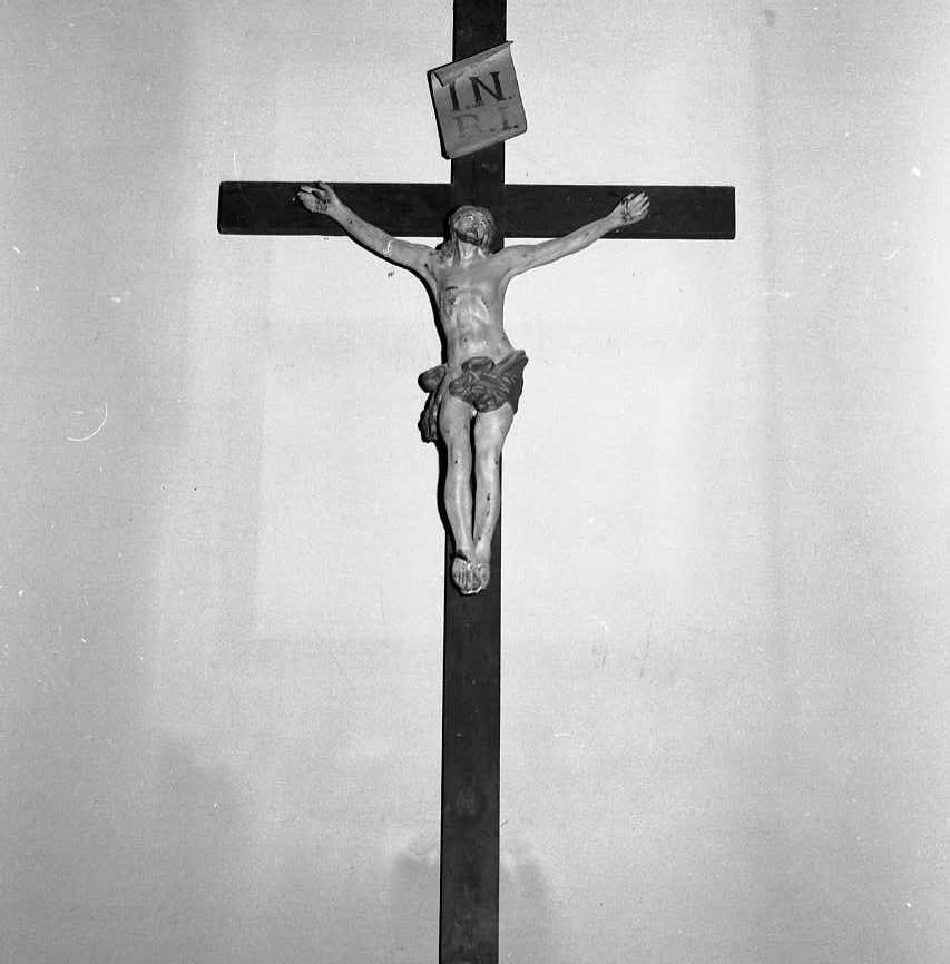 Cristo crocifisso (scultura) - bottega emiliana (fine sec. XIX)