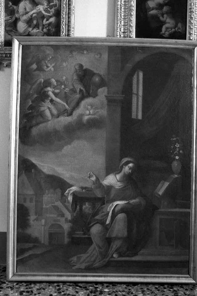 Maria Vergine che cuce (dipinto) - ambito emiliano (prima metà sec. XVII)