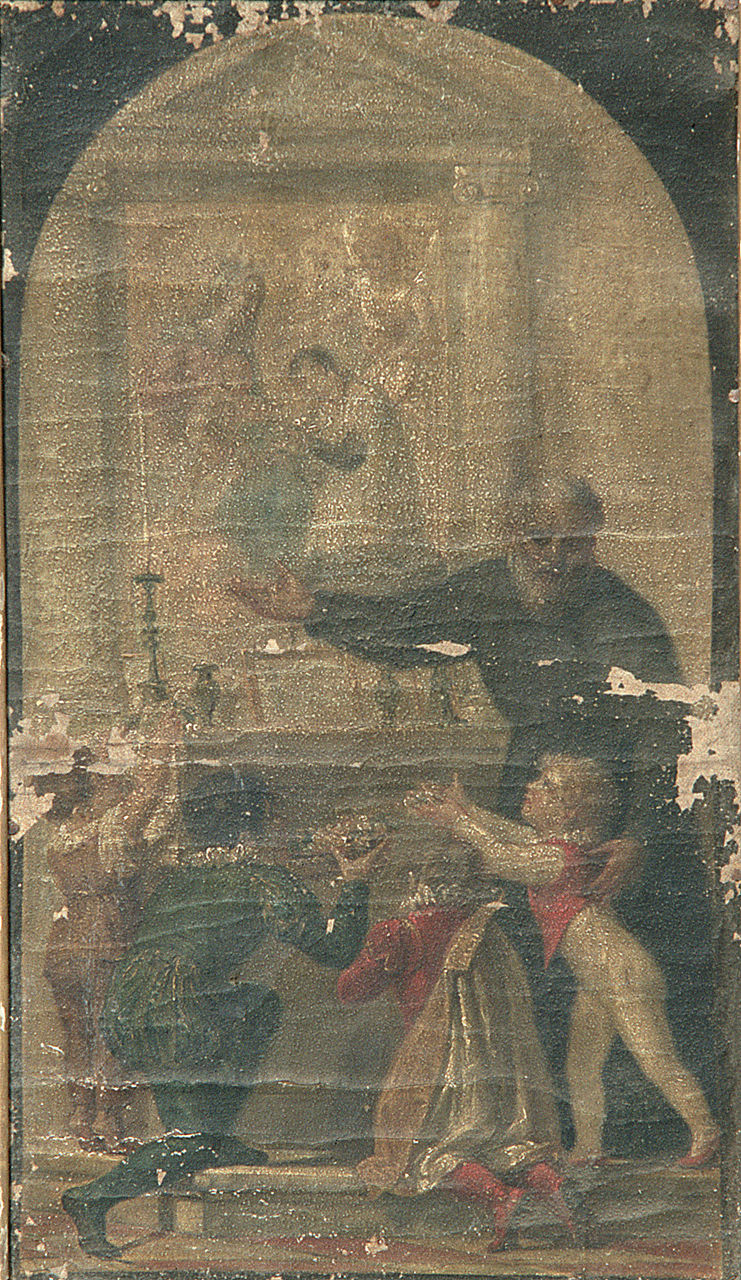San Filippo Neri (dipinto) - ambito ferrarese (prima metà sec. XIX)