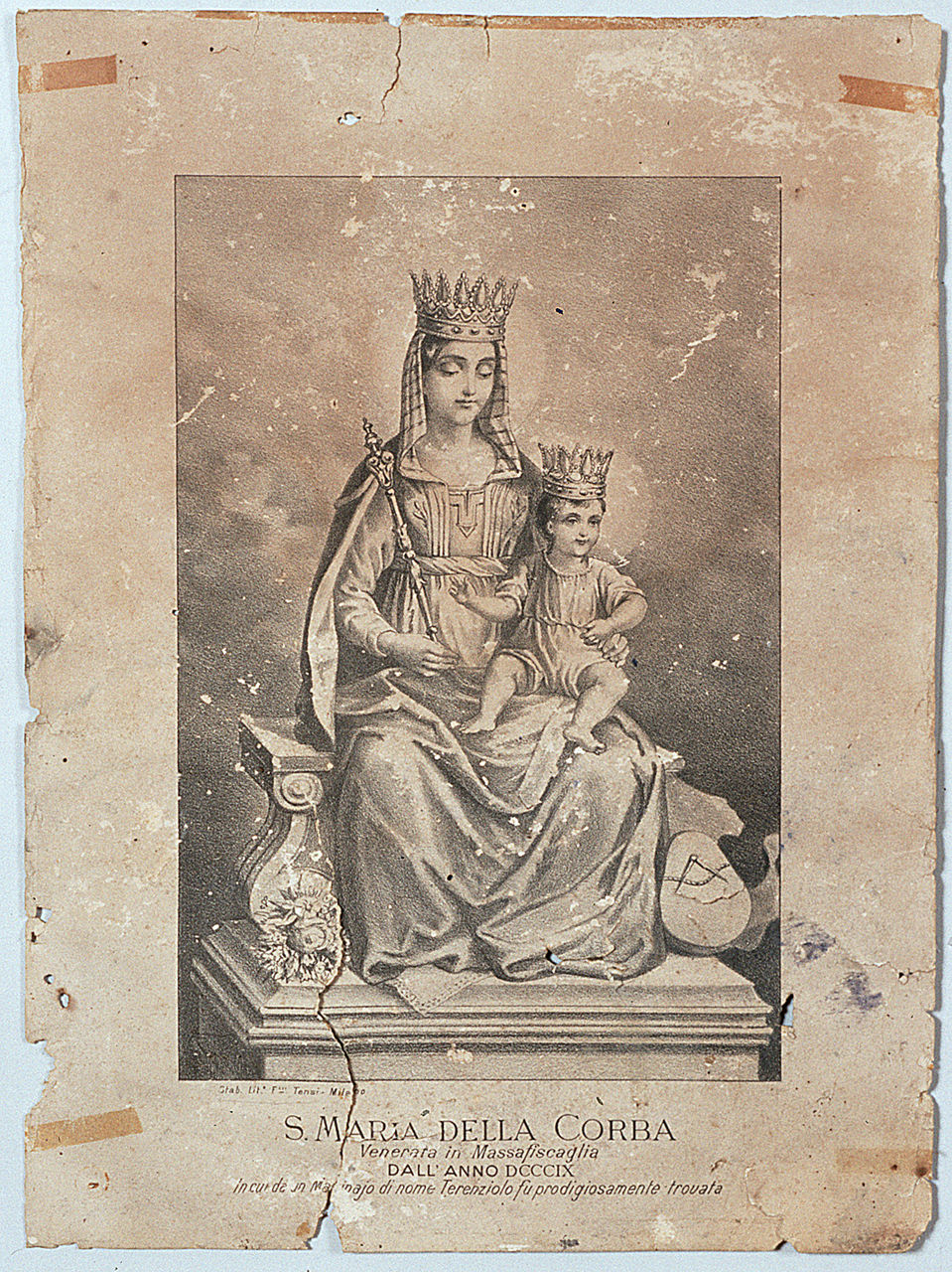 Madonna con Bambino (dipinto) - ambito milanese (sec. XIX)