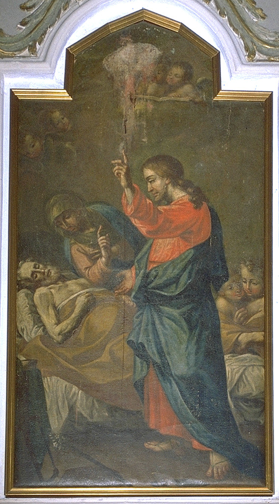 morte di San Giuseppe (dipinto) - ambito ferrarese (sec. XVIII)