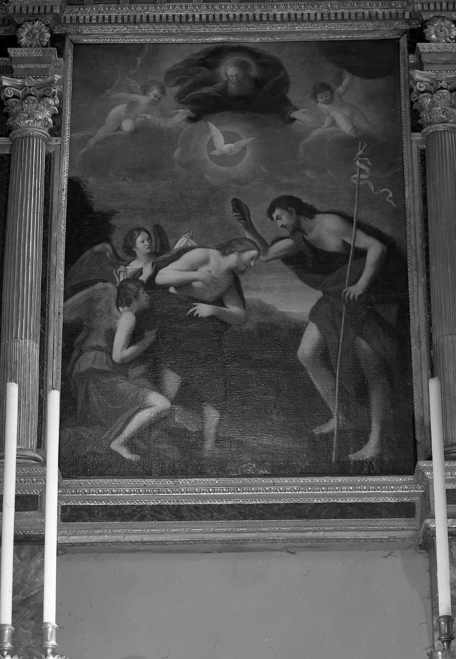 battesimo di Cristo (dipinto) di Albani Francesco (scuola) (sec. XVII)