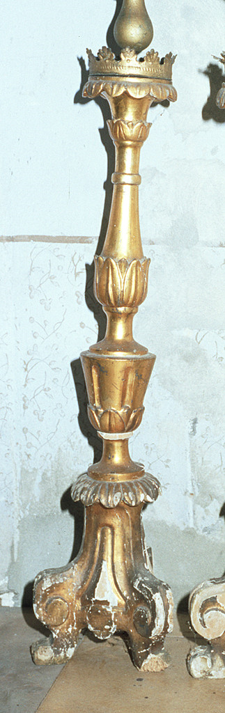 candeliere, serie - bottega ferrarese (seconda metà sec. XIX)